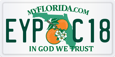 FL license plate EYPC18