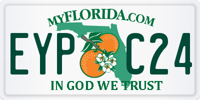 FL license plate EYPC24