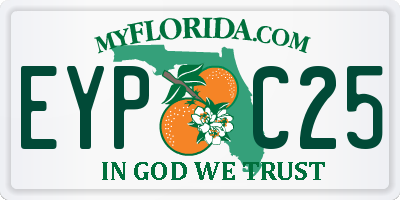 FL license plate EYPC25