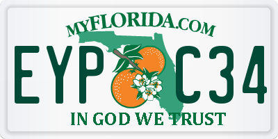 FL license plate EYPC34