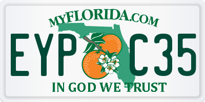 FL license plate EYPC35