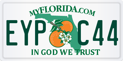 FL license plate EYPC44
