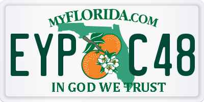 FL license plate EYPC48