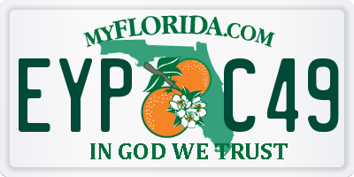 FL license plate EYPC49