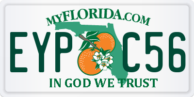 FL license plate EYPC56