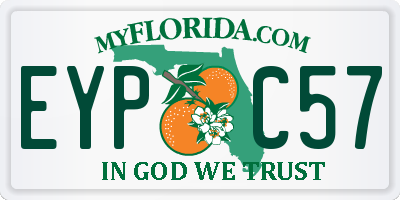 FL license plate EYPC57