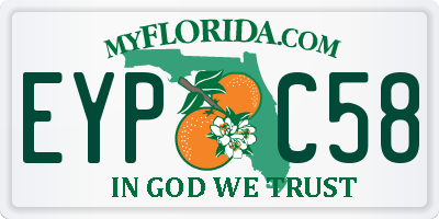 FL license plate EYPC58
