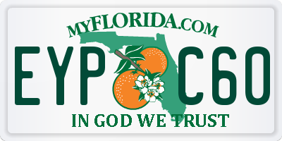FL license plate EYPC60