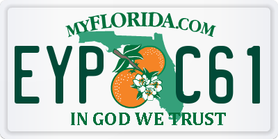FL license plate EYPC61