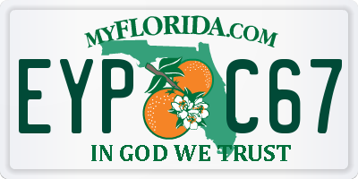 FL license plate EYPC67