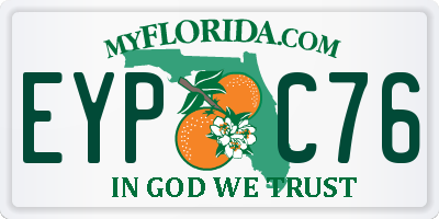 FL license plate EYPC76