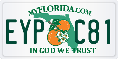 FL license plate EYPC81