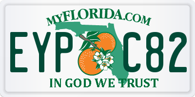 FL license plate EYPC82