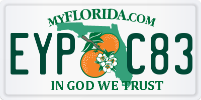 FL license plate EYPC83