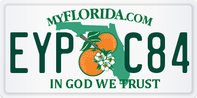 FL license plate EYPC84