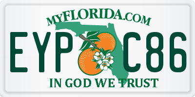 FL license plate EYPC86