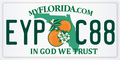 FL license plate EYPC88