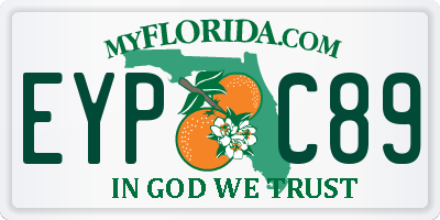 FL license plate EYPC89
