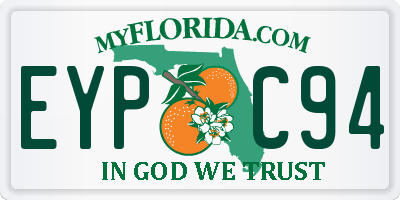 FL license plate EYPC94
