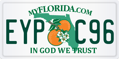 FL license plate EYPC96