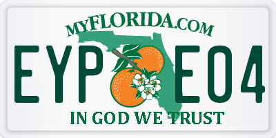 FL license plate EYPE04