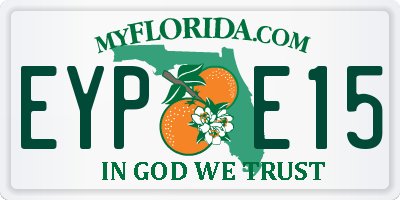 FL license plate EYPE15