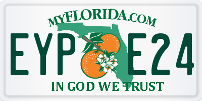 FL license plate EYPE24