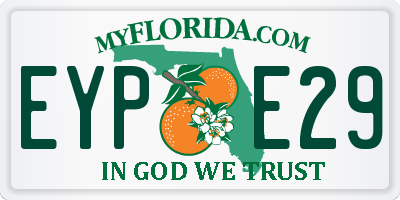 FL license plate EYPE29