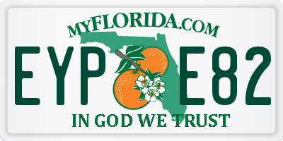 FL license plate EYPE82