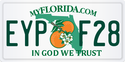 FL license plate EYPF28