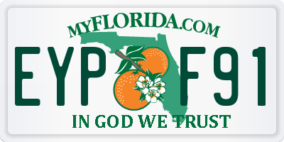 FL license plate EYPF91