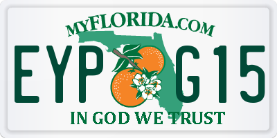 FL license plate EYPG15