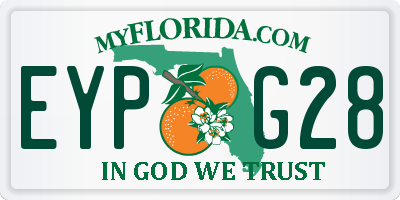 FL license plate EYPG28