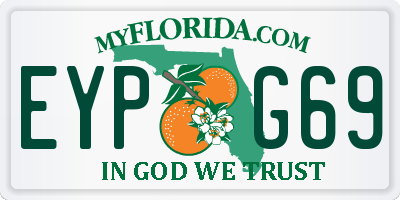 FL license plate EYPG69
