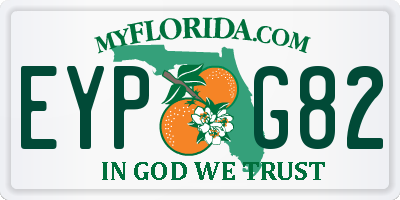 FL license plate EYPG82