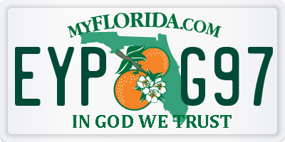 FL license plate EYPG97