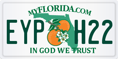 FL license plate EYPH22