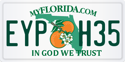 FL license plate EYPH35