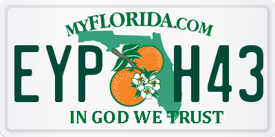 FL license plate EYPH43