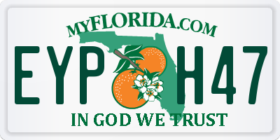FL license plate EYPH47