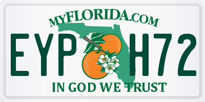 FL license plate EYPH72