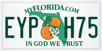 FL license plate EYPH75