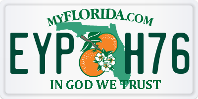 FL license plate EYPH76
