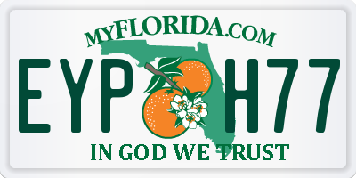 FL license plate EYPH77