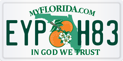 FL license plate EYPH83