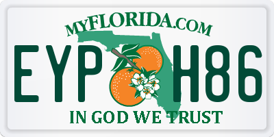 FL license plate EYPH86