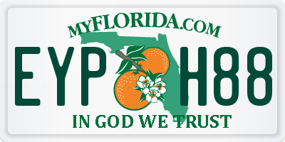 FL license plate EYPH88