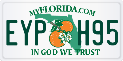 FL license plate EYPH95