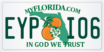 FL license plate EYPI06