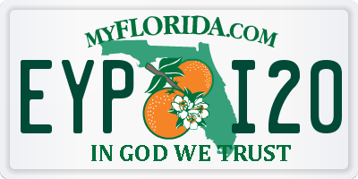 FL license plate EYPI20